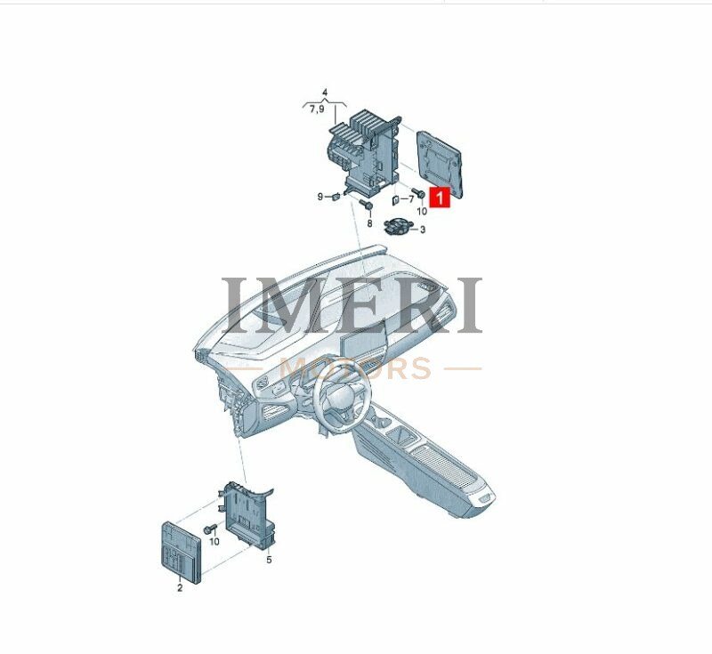 Control Unit Gateway - SAIC Volkswagen ID.3