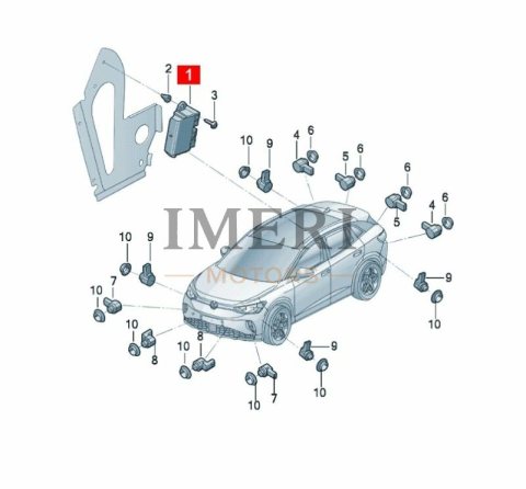 1EA919294D Parking Assist System Control Unit SAIC Volkswagen ID.3