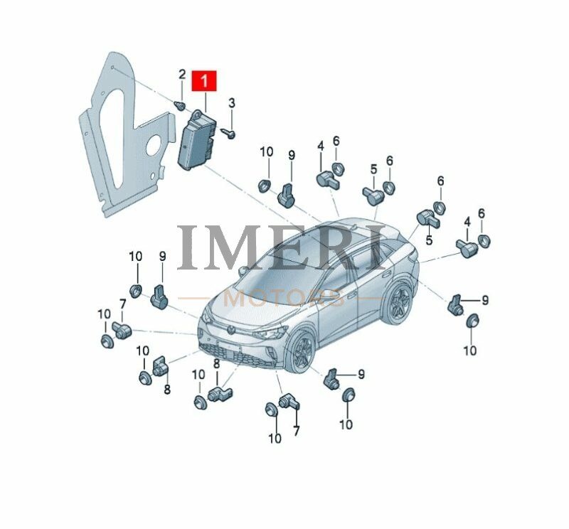 Parking Assist System Control Unit - SAIC Volkswagen ID.3