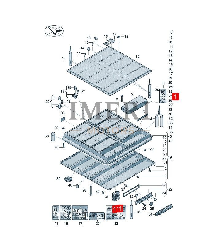 High Voltage Battery - SAIC Volkswagen ID.3