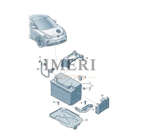 1S0915105B Battery SAIC Volkswagen ID.3