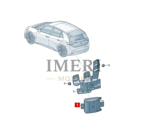 2QD 907 685D, 686D Blind Spot Detection Control Unit SAIC Volkswagen ID.3