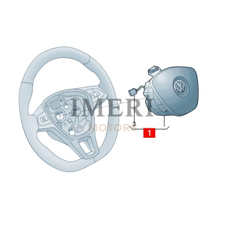 Steering Wheel Airbag Unit - SAIC Volkswagen ID.3
