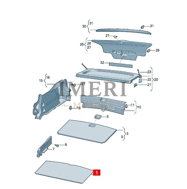 Trunk Mat - SAIC Volkswagen ID.3
