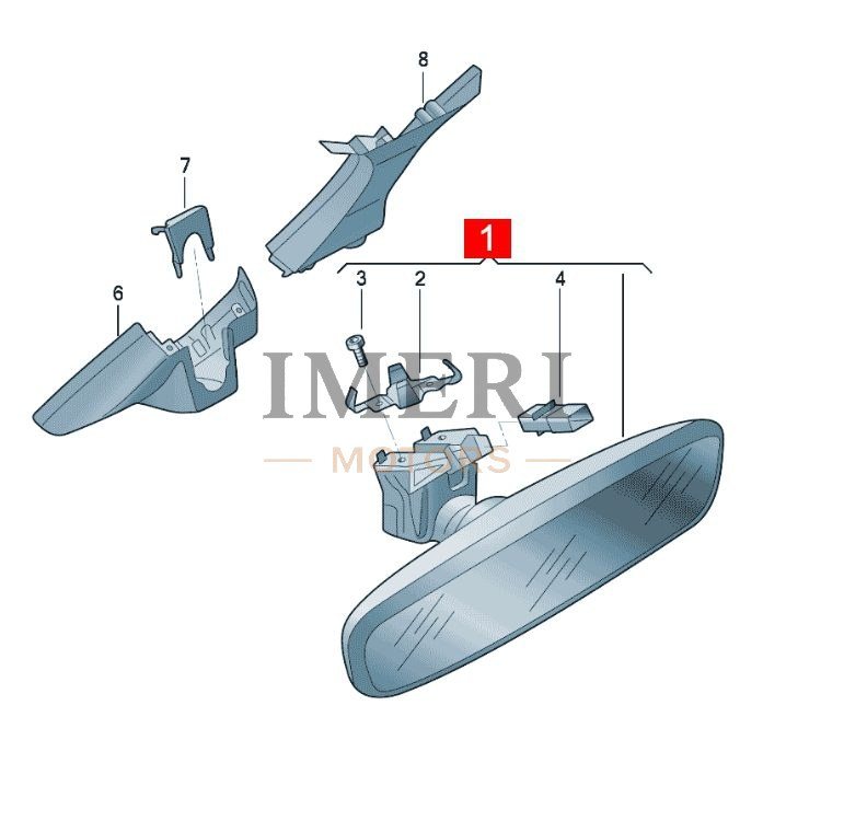 Interior Rearview Mirror - SAIC Volkswagen ID.3