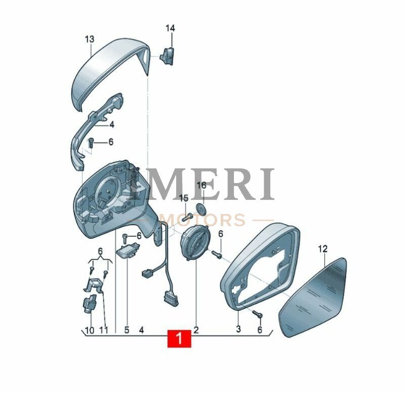 Exterior Rearview Mirror Assembly