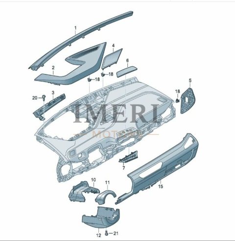 10D 858 189 Dashboard Cover SAIC Volkswagen ID.3
