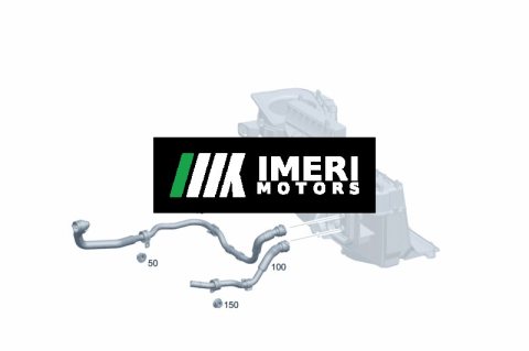 A2438303600 Hose, Heat Exchanger to Switching Valve Mercedes-Benz EQA 260