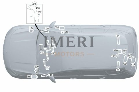 A 213 905 69 00 Antenna Amplifier, above Tailgate Mercedes-Benz EQA 260