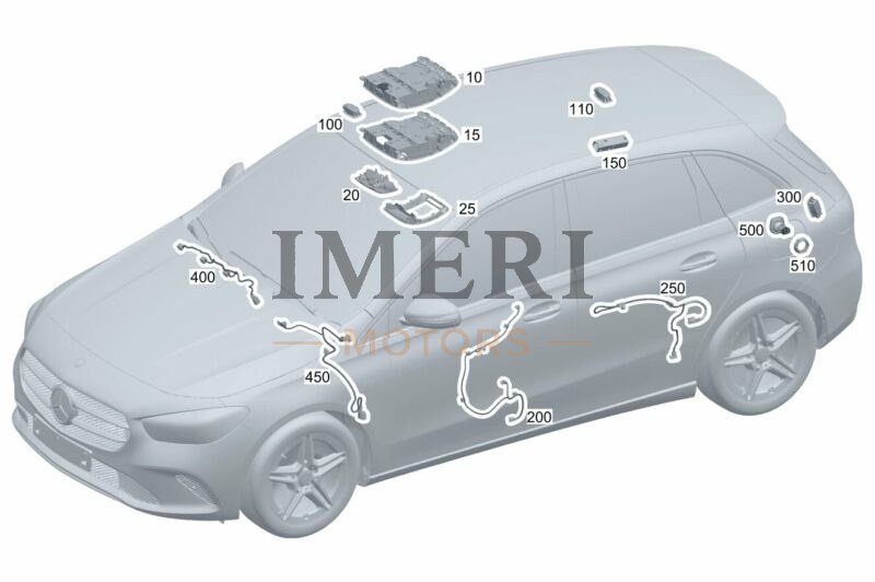 Control Unit, Upper Control Panel - Mercedes-Benz EQA 260