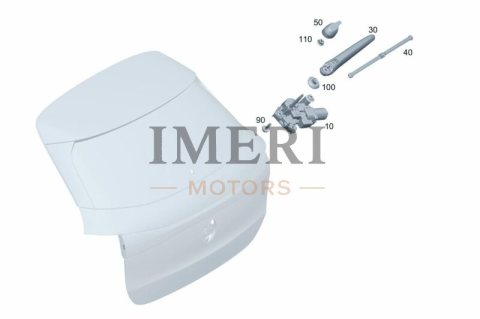 A2479065102 Wiper Motor, Tailgate Mercedes-Benz EQA 260