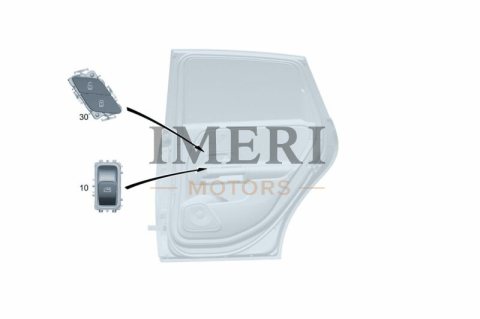 A16790502019051 Switch, Power Window Left Front Door Mercedes-Benz EQA 260