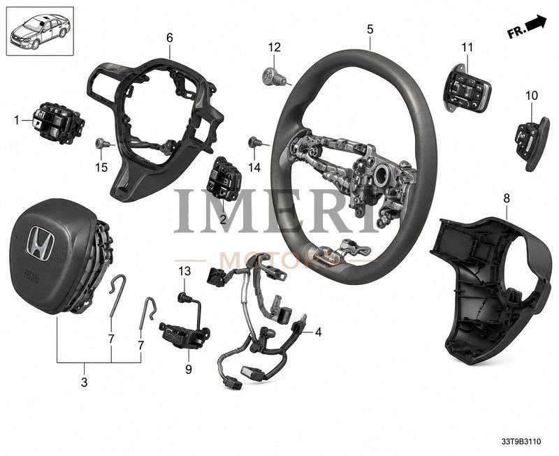 Steering Wheel [Natural Black]