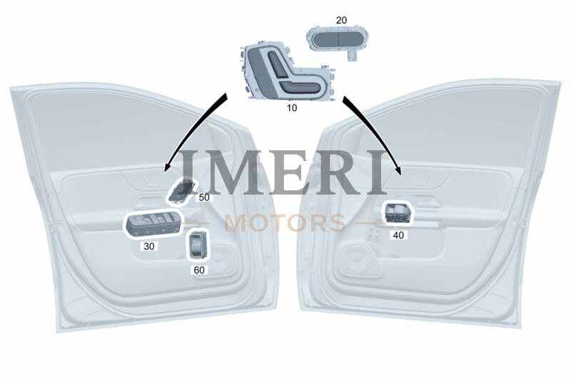 Switch, Seat Adjustment Left Front Seat