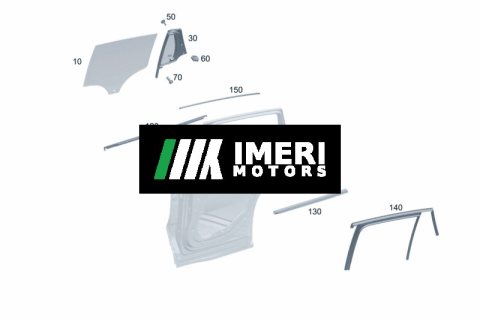 A2477357101 Side Window, Left Mercedes-Benz EQA 260