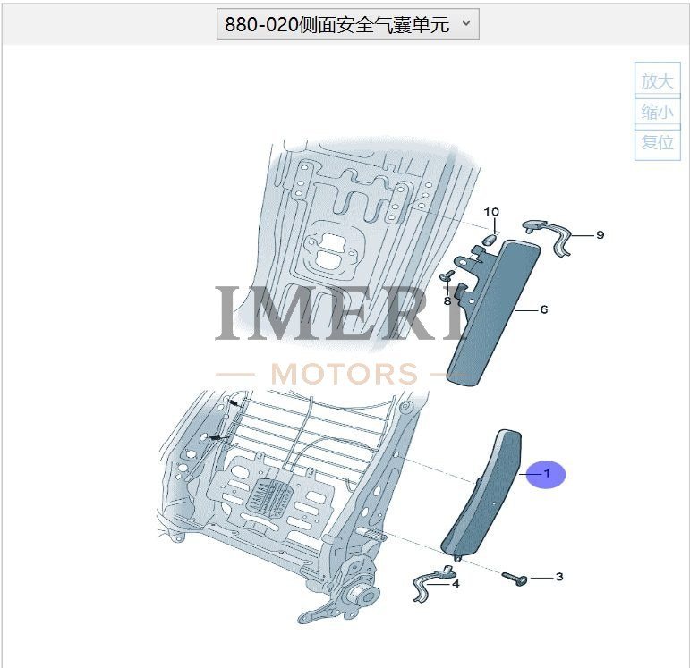 Side Airbag Unit - Audi Q6