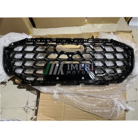 4CG 853 651 B IXG Radiator Grille (Liquid Dark Chrome/High Gloss Black) Audi Q6