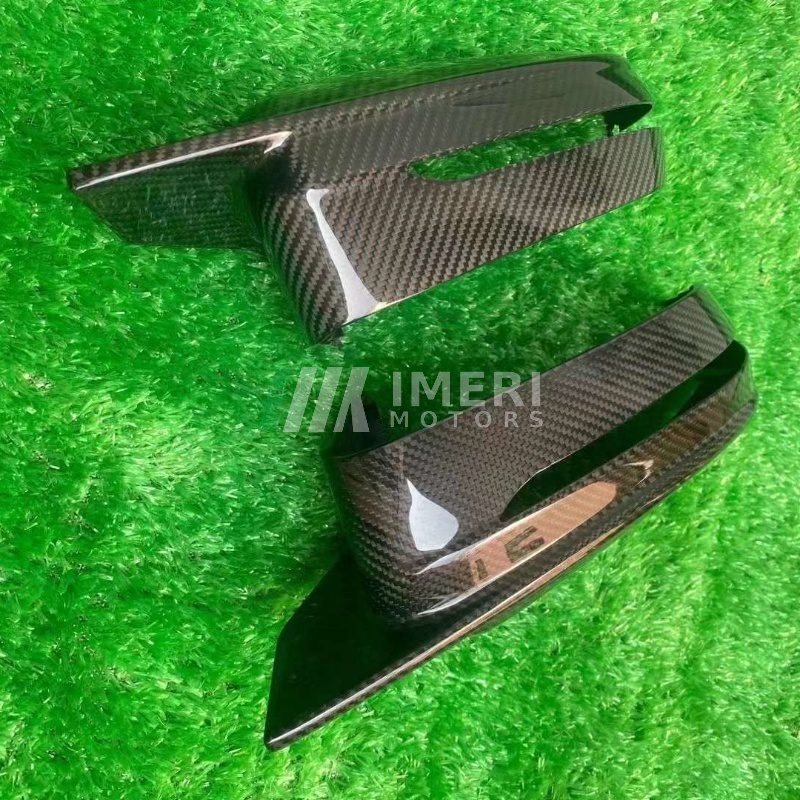 M Type Dry Carbon Rearview Mirror Cover - BMW 3 Series G20 G28 - 4