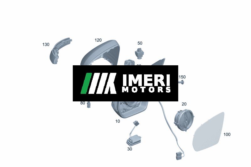 Mirror Frame, Left - Mercedes-Benz EQA 260