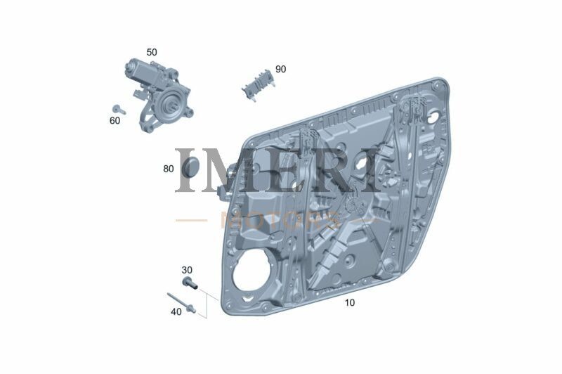 Door Inner Panel, Left - Mercedes-Benz EQA 260
