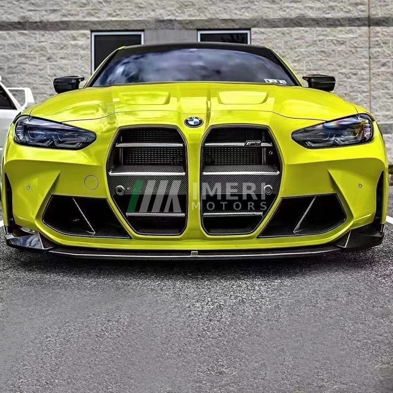21+ New BMW M3/G80/M4/G82/G83 Vorsteiner Style Dry Carbon Fiber Grille - BMW M3/M4 V - 1