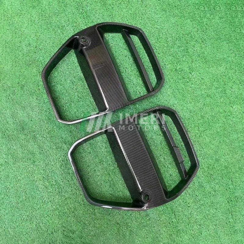 21+ New BMW M3/G80/M4/G82/G83 Vorsteiner Style Dry Carbon Fiber Grille - BMW M3/M4 V - 3
