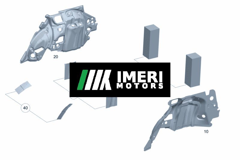 Wheel Arch Liner Insulation, Left Rear