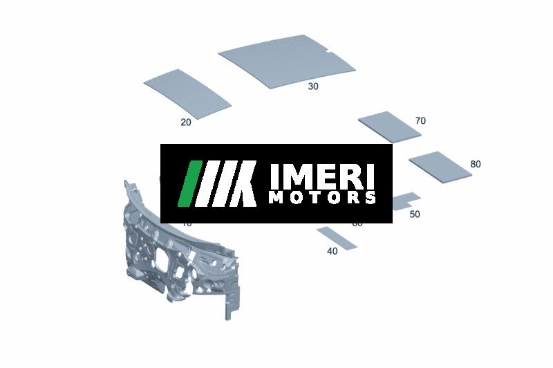 Dash Panel Insulation, Inner - Mercedes-Benz EQA 260