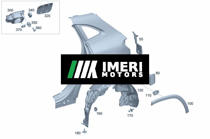 Side Wall, Right Rear - Mercedes-Benz EQA 260