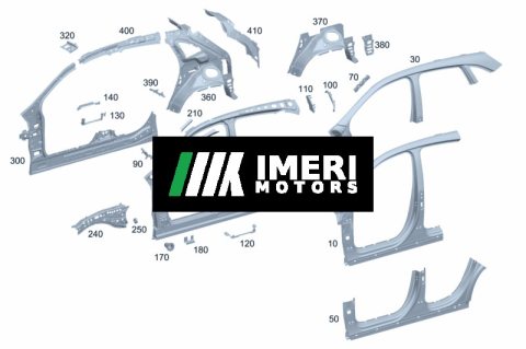 A2476307702 A-pillar Panel, Left Mercedes-Benz EQA 260