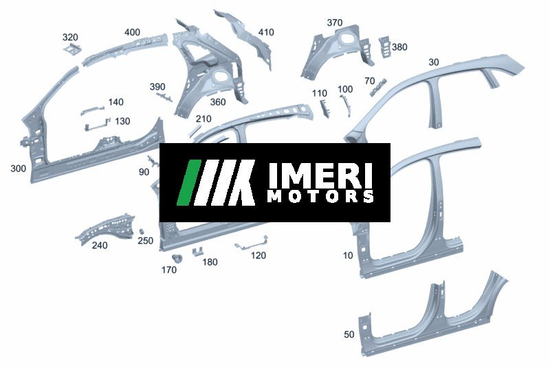A2476307702 A-pillar Panel, Left - Mercedes-Benz EQA 260