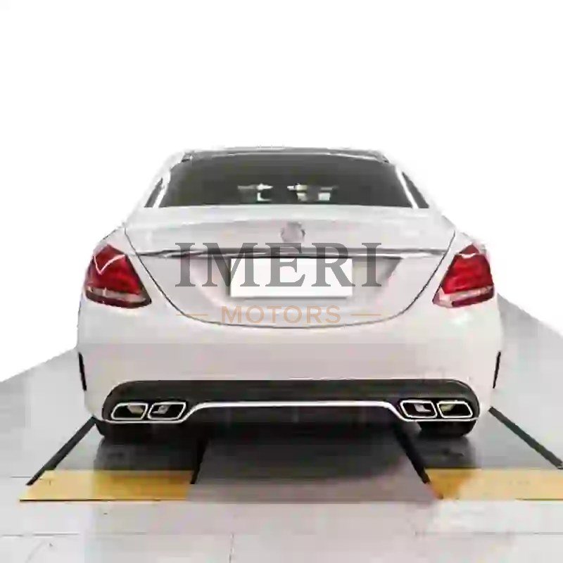 Mercedes-Benz C-Class W205 2015-2018 Upgrade to AMG Style Grille and Front and Rear Bumper Assembly - Mercedes modification - 2