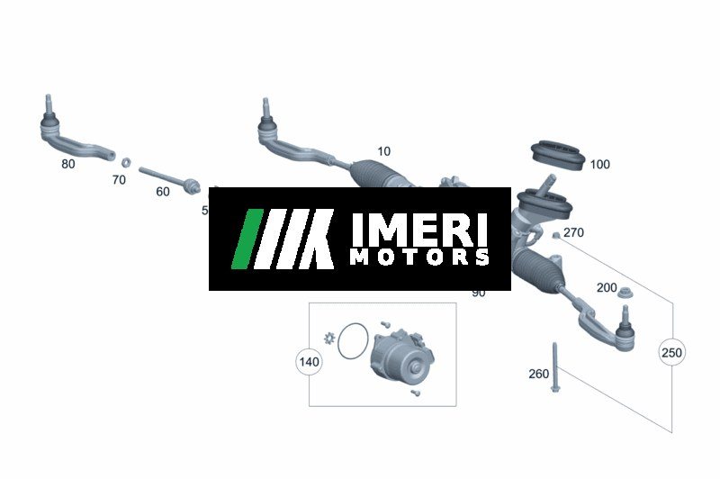 Steering Gear - Mercedes-Benz EQA 260