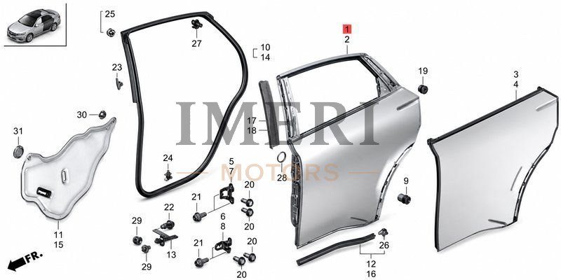 Rear Door RH