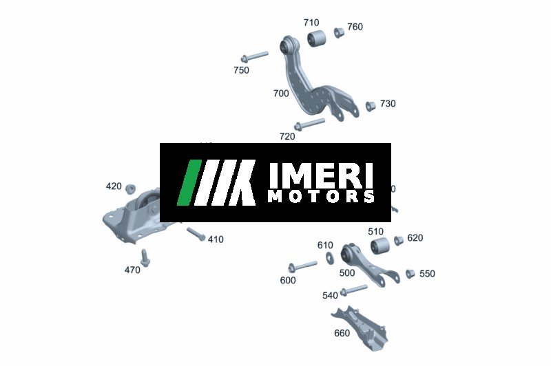 A2473508200 CAMBER ARM, Left Rear - Mercedes-Benz EQA 260