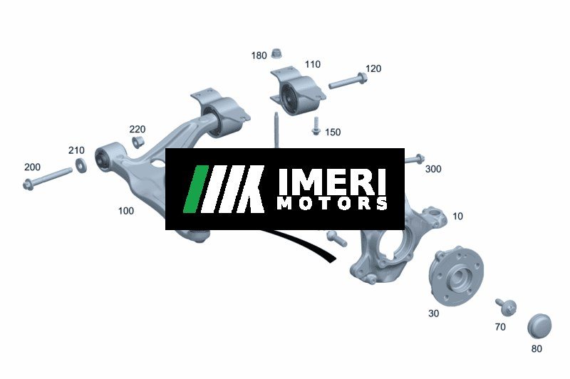 Steering Knuckle, Left Front - Mercedes-Benz EQA 260