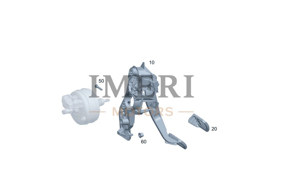 Pedal Assembly, Brake Pedal - Mercedes-Benz EQA 260