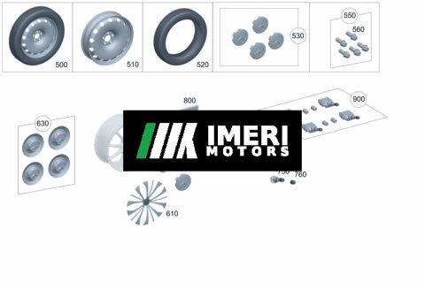 A16740159009040 Wheel Hub Cover, Front and Rear Axle Mercedes-Benz EQE