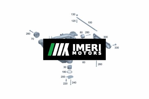 A2953501703 Rear Axle Carrier Mercedes-Benz EQE