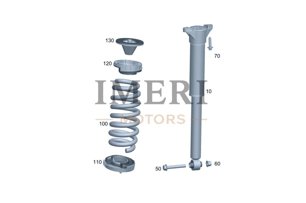 Shock Absorber, Left and Right - Mercedes-Benz EQE
