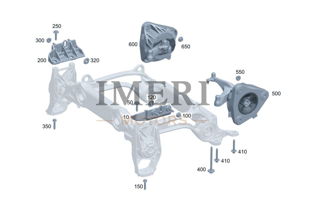 Bracket, Left Front - Mercedes-Benz EQE
