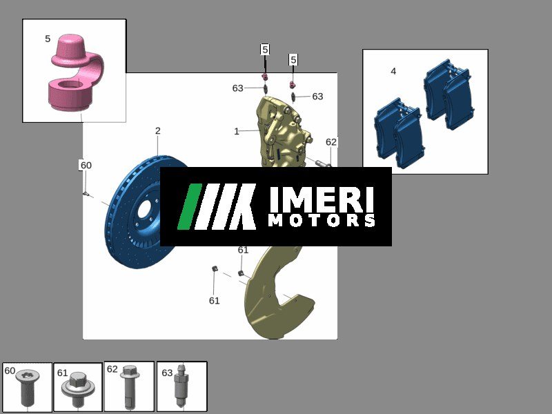 Front Brake Caliper, Left 20 INCH - ZEEKR X