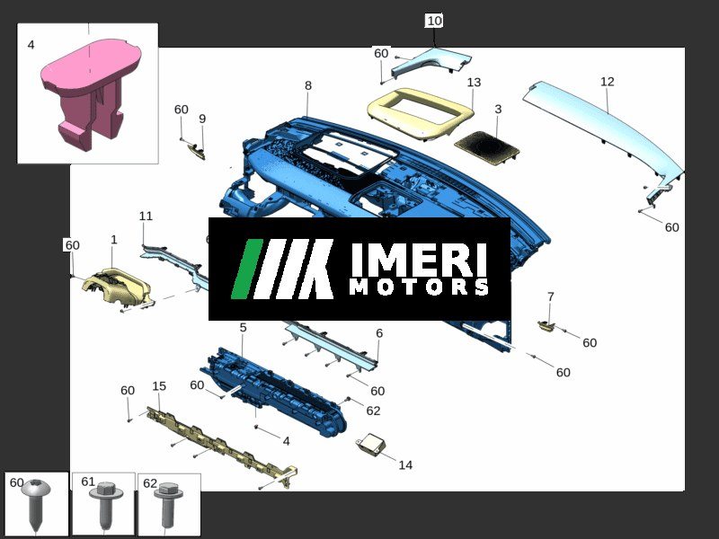 Upper Steering Column Cover - ZEEKR X