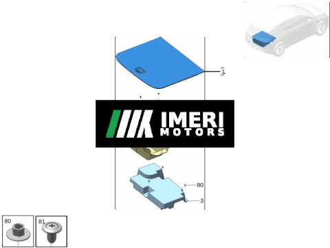 8892673103BA0 Luggage Compartment Storage Bucket Cover ZEEKR X