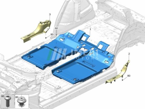 8893436628BA0 Rear Carpet ZEEKR X