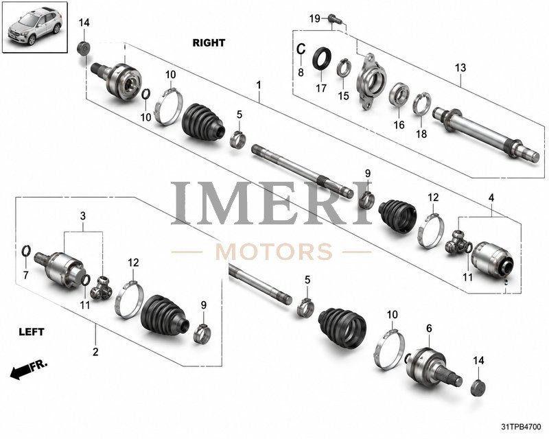 Driveshaft Assembly RH