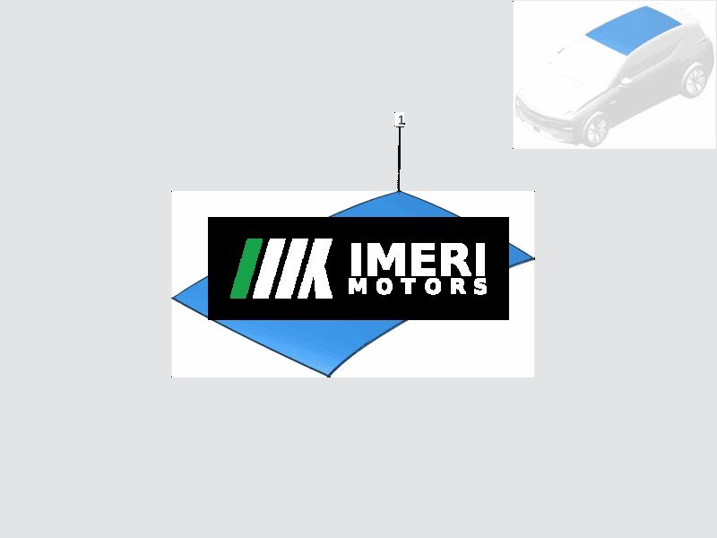 Fixed Panoramic Sunroof Glass - ZEEKR X