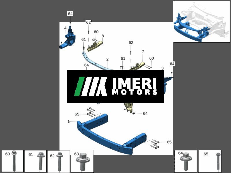 Front Bumper Beam - ZEEKR X