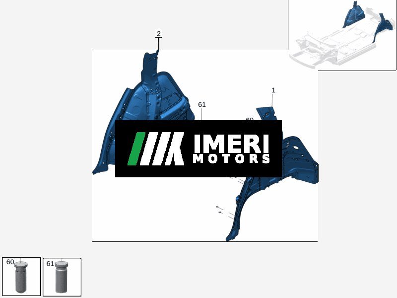 Rear Wheel Arch Inner Panel, Left