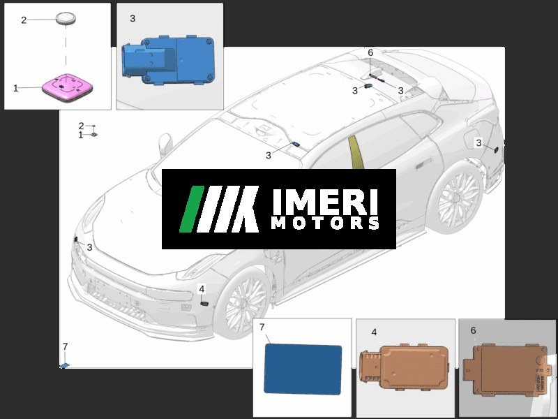 Remote Key / Key Fob - ZEEKR 7X